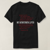 MANNEN MY REDEEMER LEEFT Pasen Schrift T-shirt (Design voorkant)