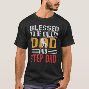 Mannen naakte vader en pap vaders t-shirt