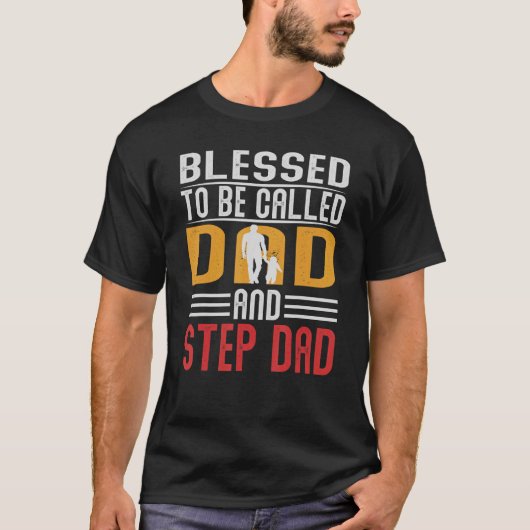 Mannen naakte vader en pap vaders t-shirt (Voorkant)