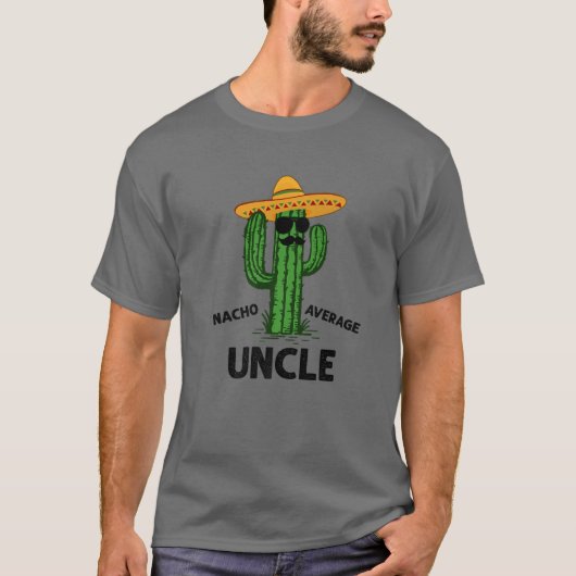 Mannen Nacho Gemiddelde oom | Funny Family Cinco D T-shirt (Voorkant)