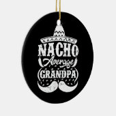 Mannen Nacho Gemiddelde opa Mexicaans Pet Mustache Keramisch Ornament (Rechts)