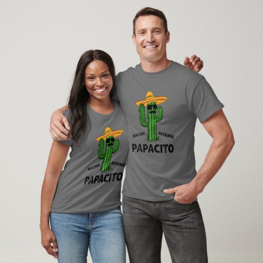 Mannen Nacho Gemiddelde Papacito | Papa Cinco De M T-shirt (Unisex)