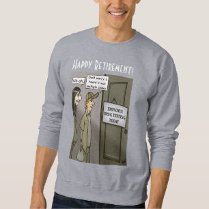 Mannen najaar blauw sweatshirt