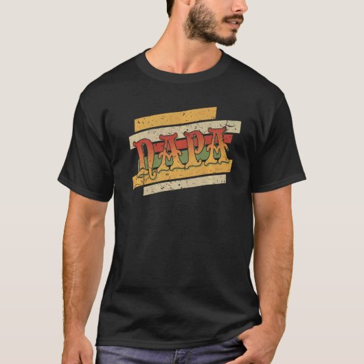 Mannen Napa Retro  stiefvader T-shirt (Voorkant)