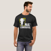 Mannen nat meographic Hilarious Cat Expression T-shirt (Voorkant volledig)