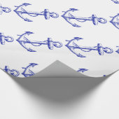 Mannen Nautical Boat Anchor Cadeaupapier (Hoek)