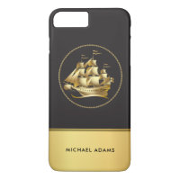 Mannen Nautical Sailing Ship with Monogram