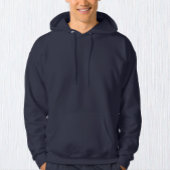 Mannen Navy Blue Mode Hoodie / Aanpassen