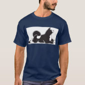 Mannen Navy MARS T-shirt (Voorkant)