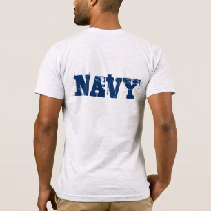 Mannen Navy T-shirt