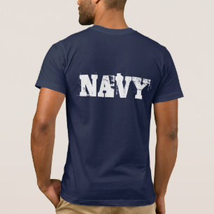 Mannen Navy T-shirt