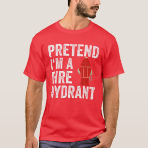 Mannen neiging dat ik brandweervrouw ben Lazy Hal T-shirt