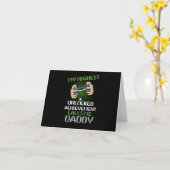 Mannen Nerdy Funny Fathers Day Gamer Pa Video Gami Kaart (Gele Bloem)