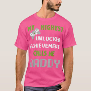 Mannen Nerdy Funny Fathers Day Gamer Papa Video Ga T-shirt