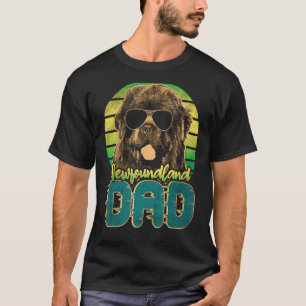 Mannen Newfie Dog Newfoundland Pap 3 T-shirt