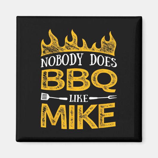 Mannen niemand doet BBQ zoals Mike Magneet (Voorkant)