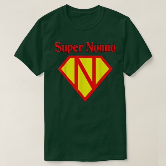 Mannen niet-Italiaanse grootvader T-shirt (Design voorkant)