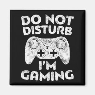 Mannen Niet Storen Gamen Video Gamer Magneet