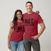Mannen niet vandaag satan T-Shirt (Unisex)