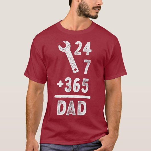 Mannen nieuwe eerste keer dat papa plannen papa t-shirt (Voorkant)
