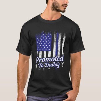 Mannen Nieuwe Eerste Keer Papa Kennis Politie Wet  T-shirt