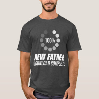 Mannen nieuwe eerste keer papa om te downloaden pa t-shirt