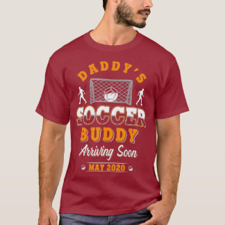 Mannen nieuwe eerste keer vader om mei 2020 voetba t-shirt