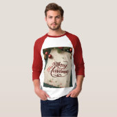 Mannen Nieuwe look Kerst Tshirts (Voorkant volledig)