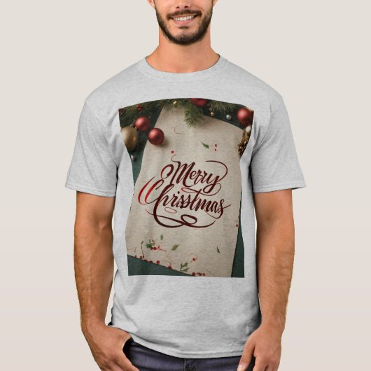 Mannen Nieuwe look Kerst Tshirts (Voorkant)