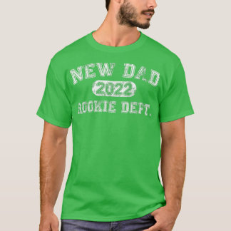 Mannen nieuwe pap Rookie Dept T-shirt