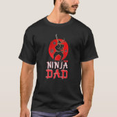 Mannen Ninja Dad Ninja Accessoires Ninja Costume D T-shirt (Voorkant)