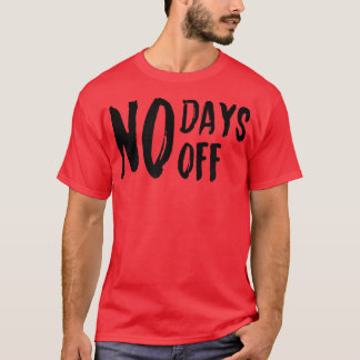 Mannen NO-DAGEN OFF Gym Fitness Workout Bodybuildi T-shirt