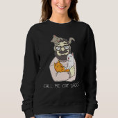 Mannen Noem me Cat Daddy Kitten Papa Kat Papa Trui (Voorkant)