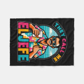 Mannen noemen ze me El Jefe, de baas in het Spaans Fleece Deken (Voorkant (Horizontaal))