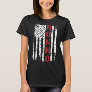 Mannen Nonno  Amerikaanse vlag voor papa T-shirt