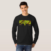 Mannen Noodlijdende Softbal Stepdad Softbal Vaders T-shirt (Voorkant volledig)