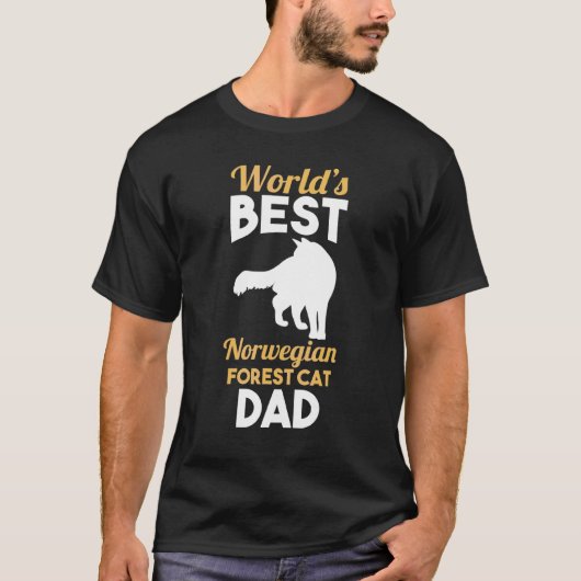 Mannen Noorse bosvader T-shirt (Voorkant)