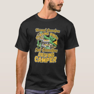 Mannen Normale Opa's Spelen Bingo Cool Opa's Rijde T-shirt
