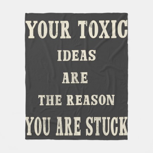 Mannen Novelty Shirt Zwart  Quote Classic Fleece Deken (Voorkant)