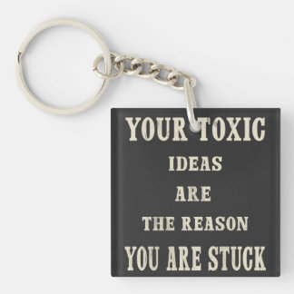 Mannen Novelty Shirt Zwart  Quote Classic Sleutelhanger