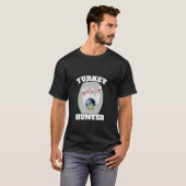 MANNEN NOVELTY SPORTS BOWLING TURKEY HUNTER T-SHIRT (Voorkant volledig)