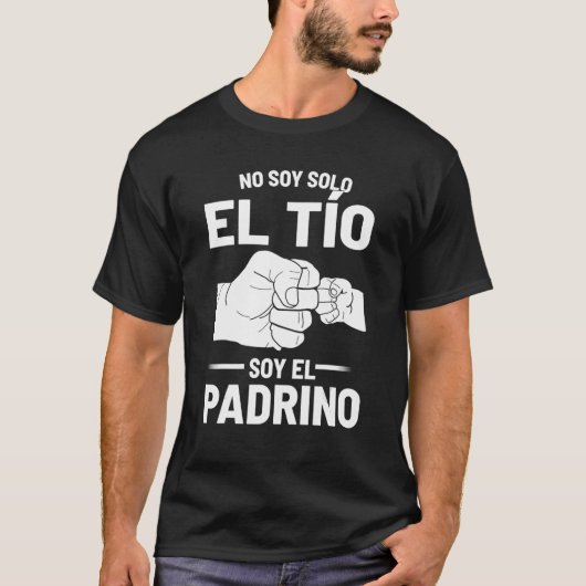 Mannen nr. Soy Solo El Tio Soy El Padrino T-shirt (Voorkant)