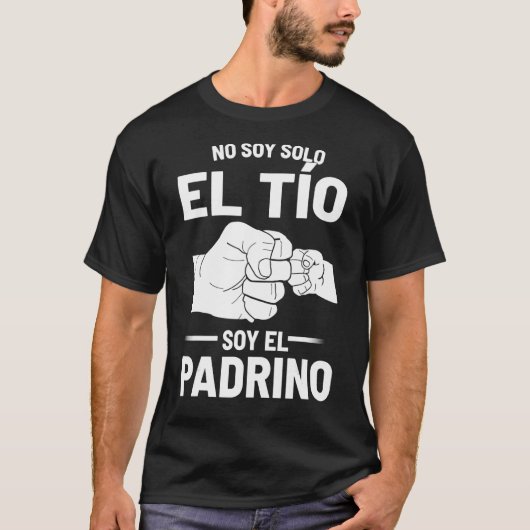 Mannen nr. Soy Solo El Tio Soy El Padrino T-shirt (Voorkant)