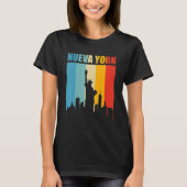 Mannen Nueva York New York Retro Style Vinta T-shirt (Voorkant)