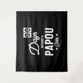 Mannen nul dagen zonder een Papoea Joke Wandkleed (Voorkant)