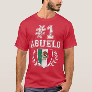 Mannen nummer één Abuelo Latino Spaanse grootvader T-shirt