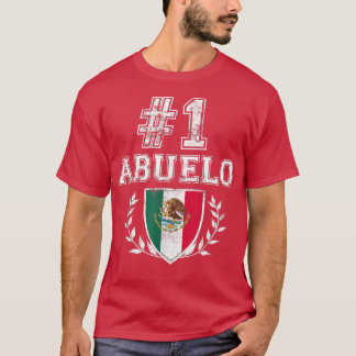 Mannen nummer één Abuelo Latino Spaanse grootvader T-shirt