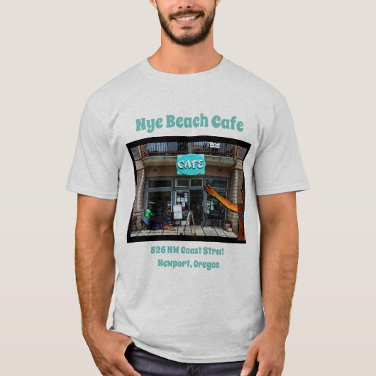Mannen Nye Beach Cafe Shirt (Voorkant)