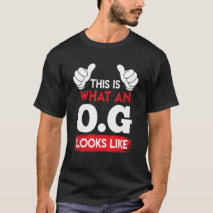 Mannen O G oom Gangster oom T-shirt
