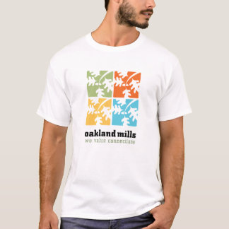 Mannen Oakland Mills Logo T-Shirt